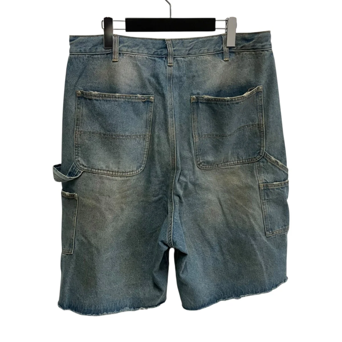 DENIM DOUBLE KNEE SHORT PANTハーフデニムパンツ25S-PTQ326-WL - Image 2