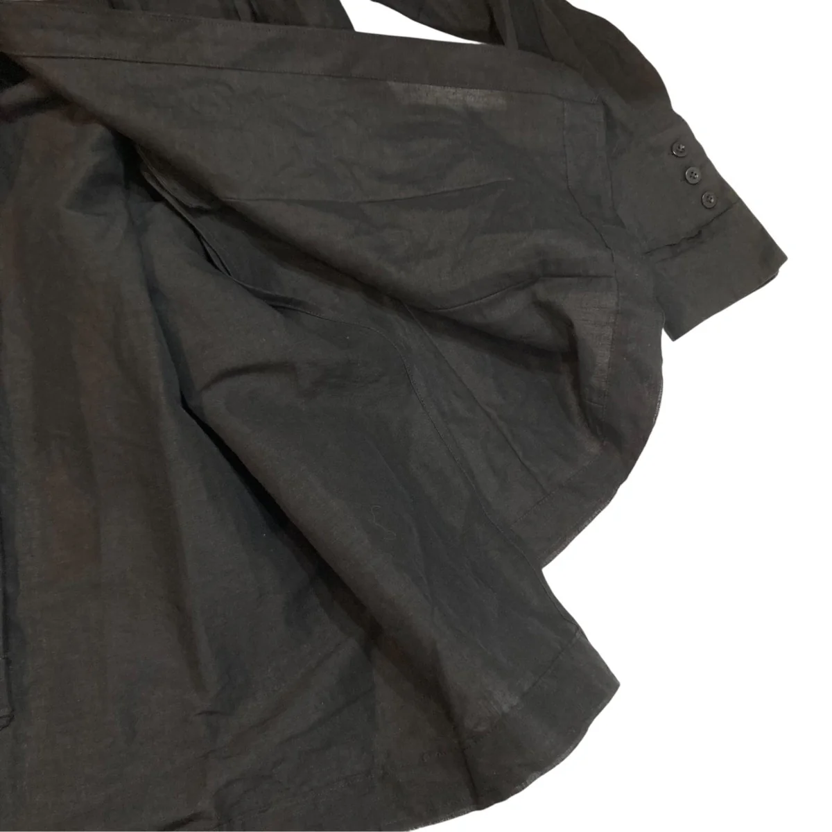 Tucked Long Shirts Dress ロングシャツドレス ワンピース 25S-ISH-d26 - Image 5