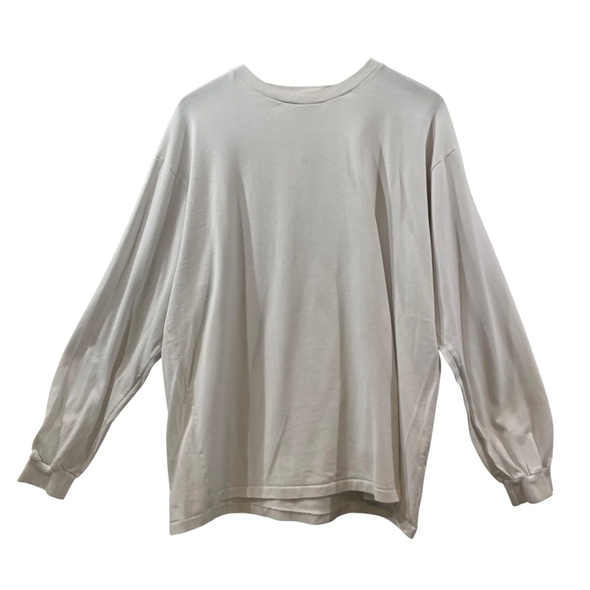 LUSTER PLAITING L S TEE長袖カットソーA00P01GT