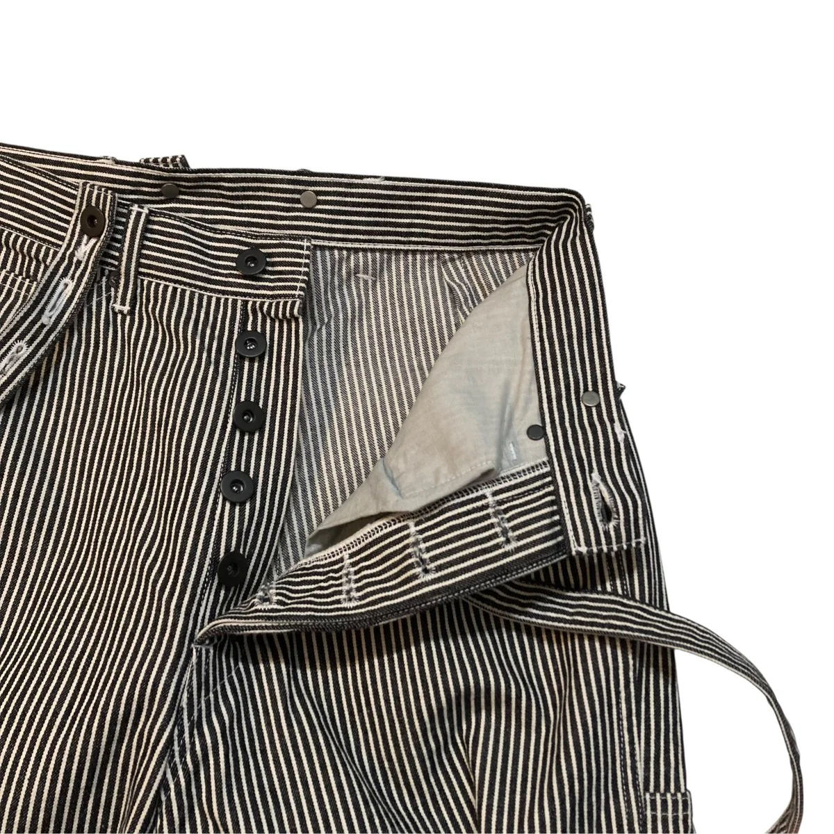 FORMAN SUSPENDER PANTSストライプワークパンツREPT-031 - Image 3