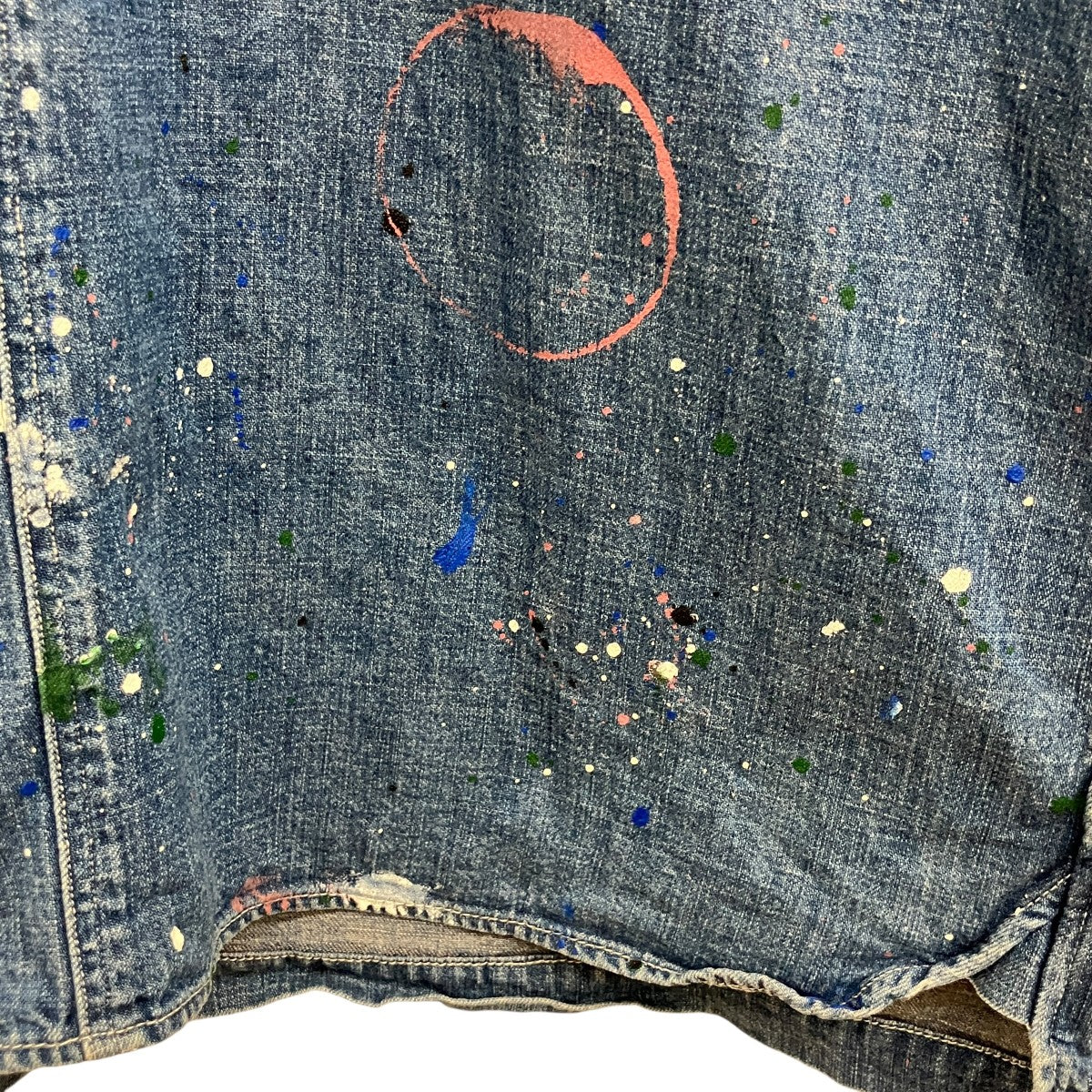 ペイント加工デニムシャツ - Image 6