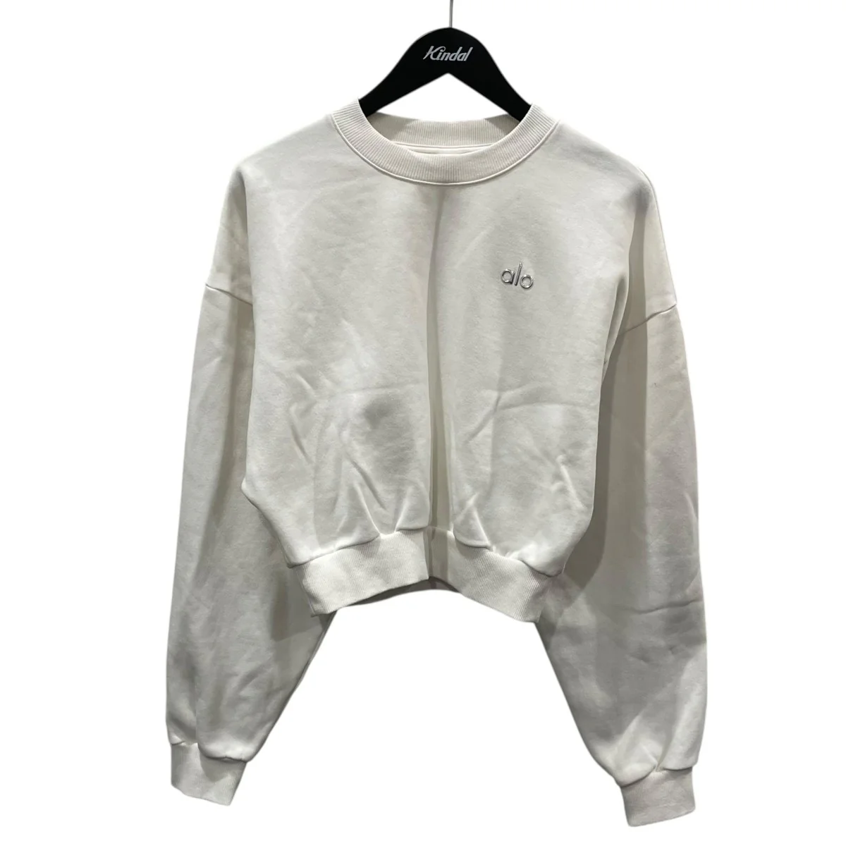 裏起毛ショートスウェットトレーナー Accolade Cropped Crewneck アコレード クロップド クルーネック W3924RG