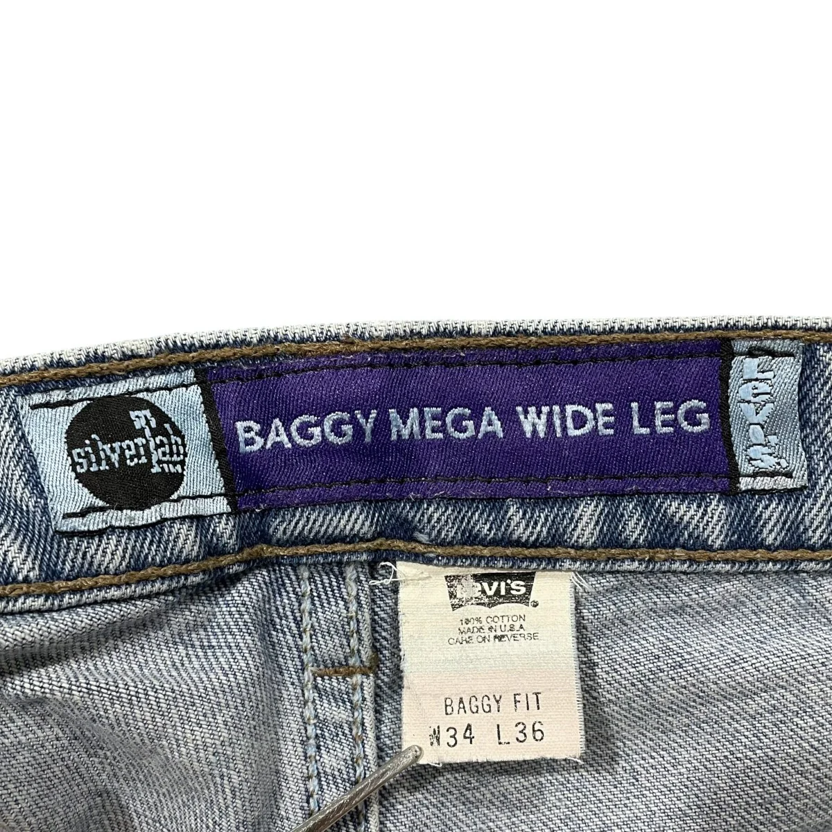 デニムパンツ BAGGY MEGA WIDE LEG バギーメガワイドレッグ ボタン裏513 - Image 9