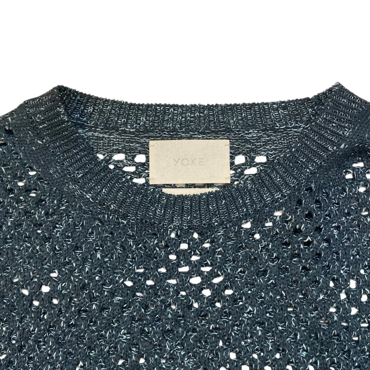 MESHED KNIT CREWNECKニットYK22SS0346S - Image 3