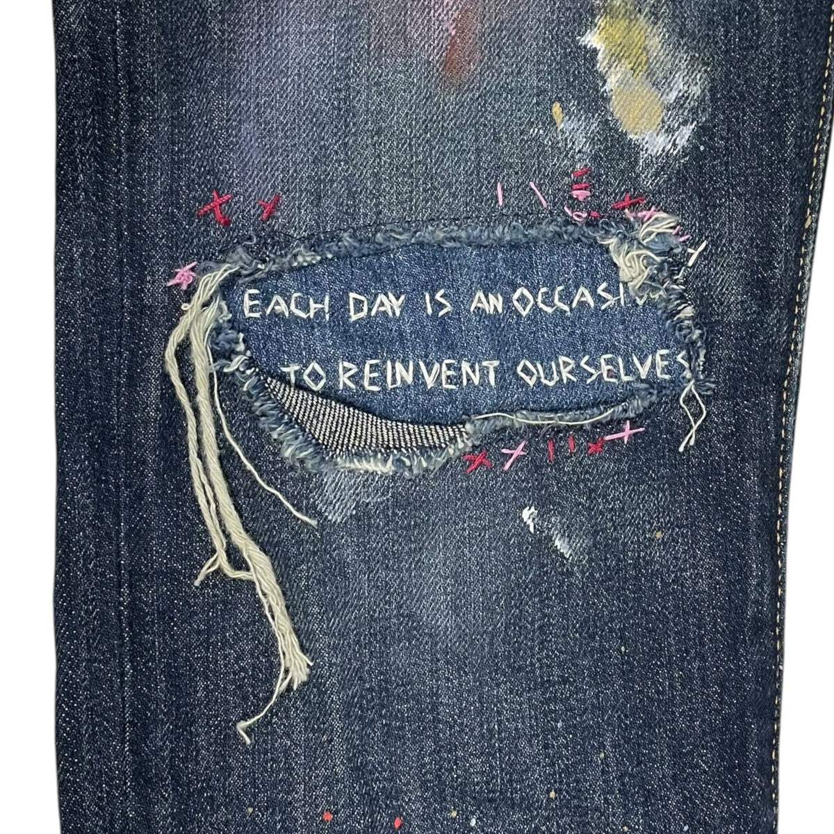 加工デニムパンツ Astor Slim Boyfriend Denim アスター スリム ボーイフレンド デニム 211671408001 - Image 4