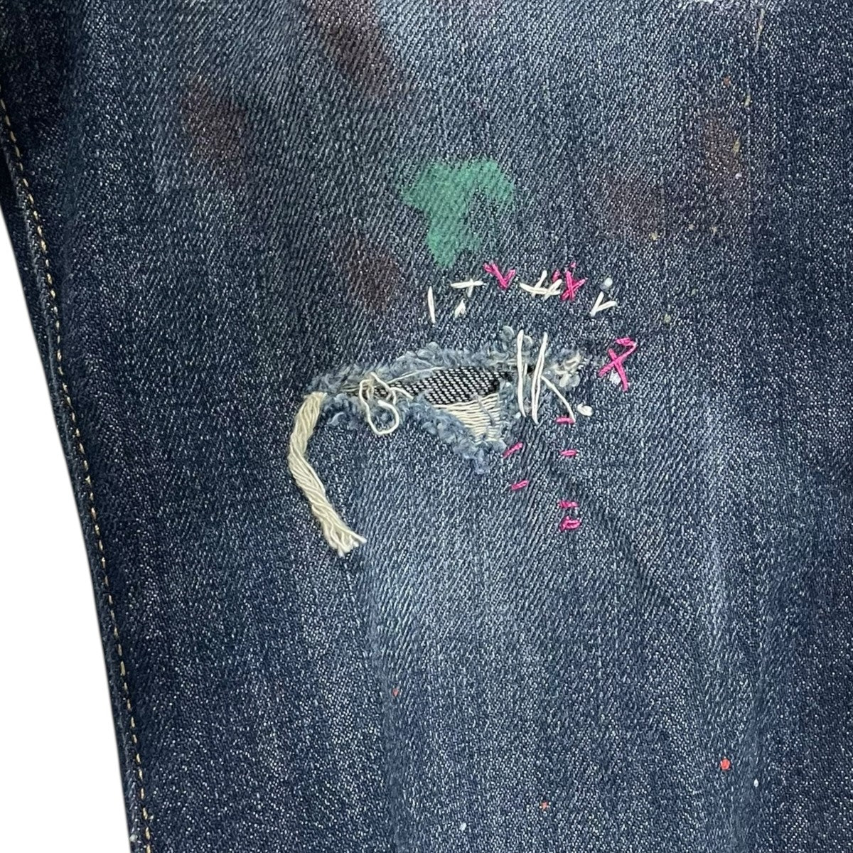 加工デニムパンツ Astor Slim Boyfriend Denim アスター スリム ボーイフレンド デニム 211671408001 - Image 5