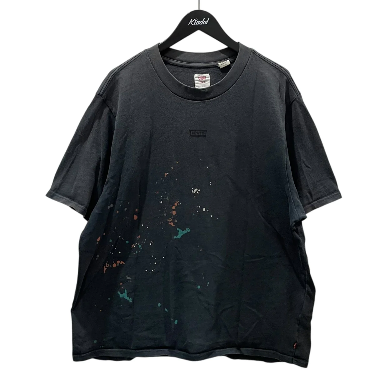 ウォッシュ加工7ペイントTシャツ Painted Logo Tee ペインテッドロゴティー A0078-0003