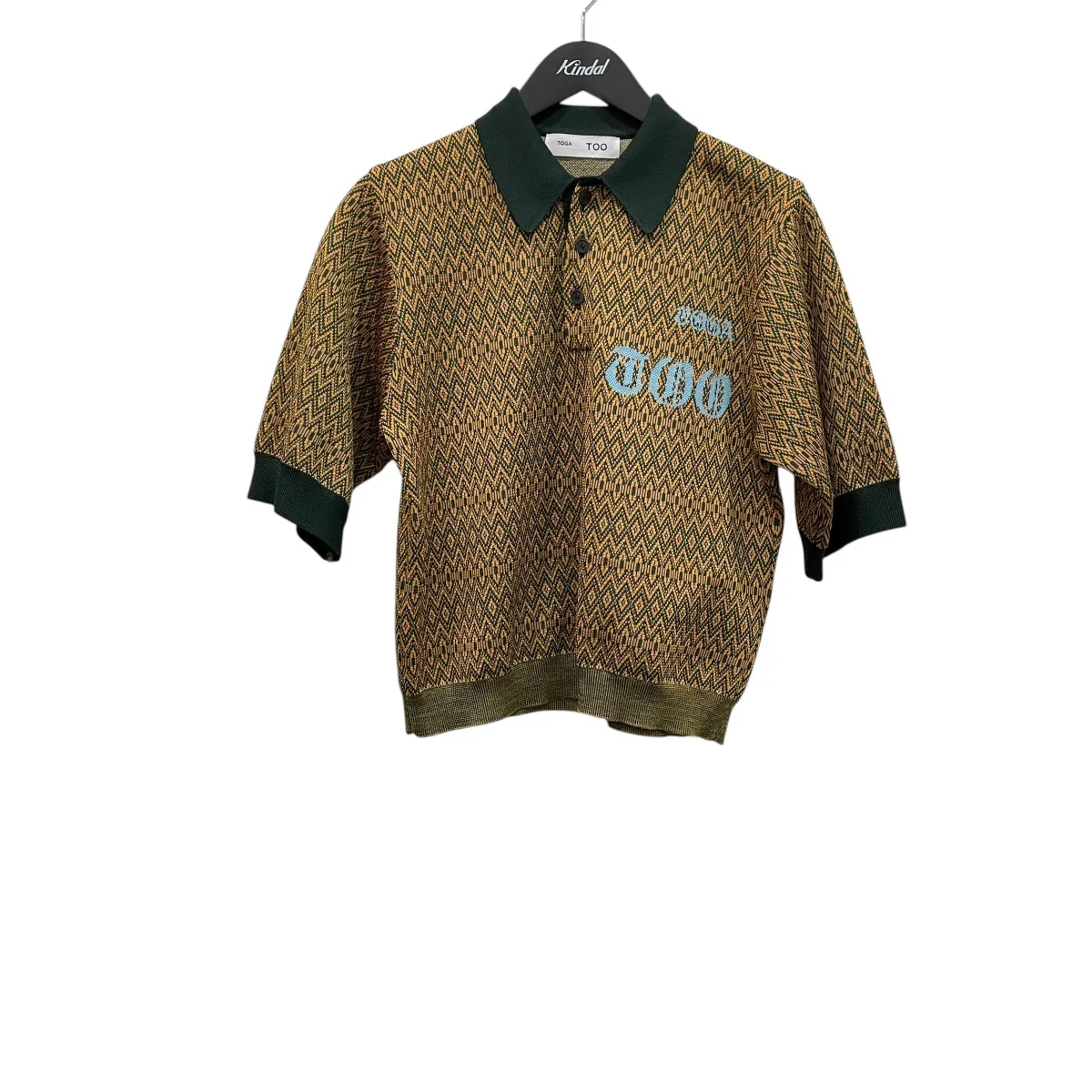 Logo knit polo shirt ポロシャツ TZ241-XN973