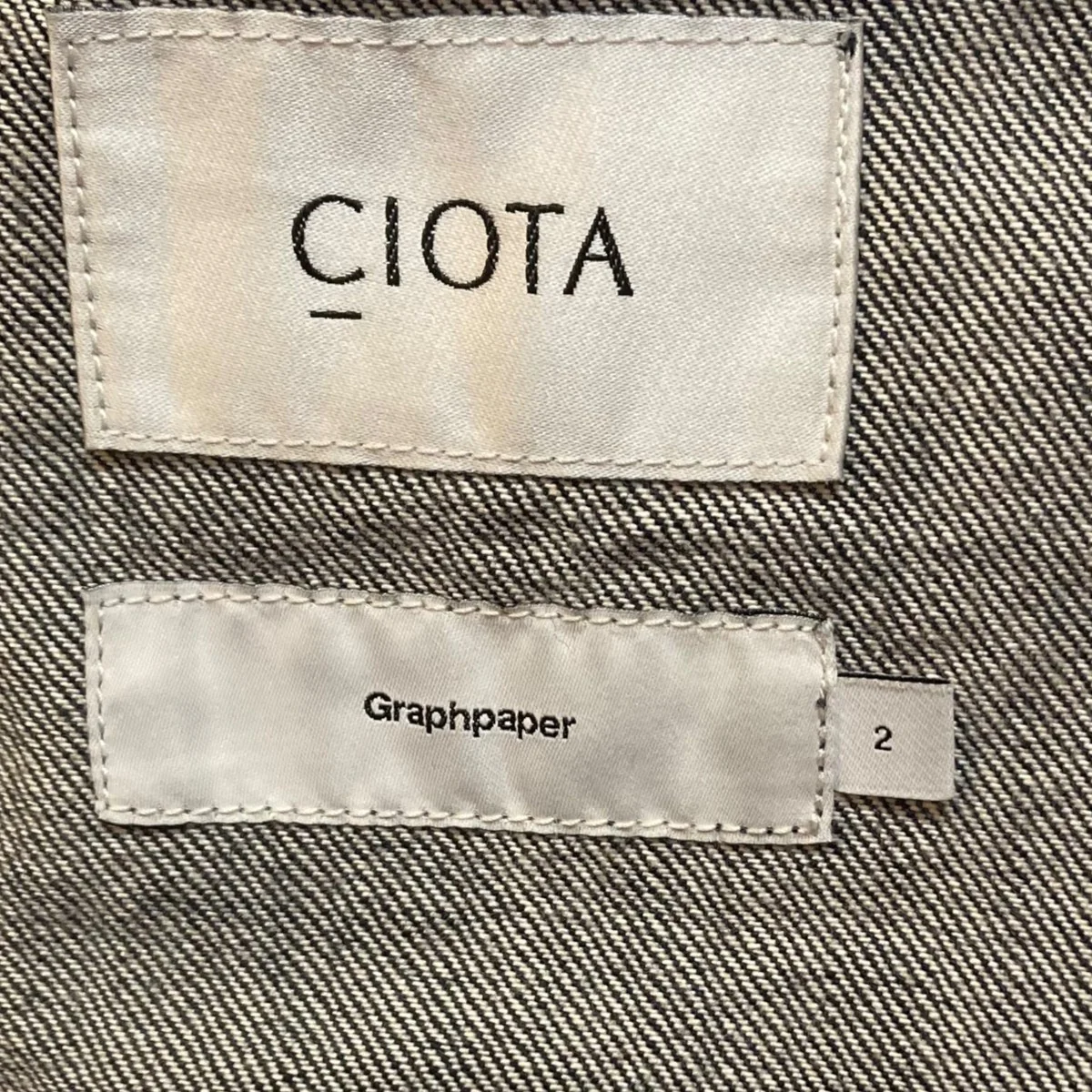 CIOTA Suvin Cotton Denim JacketデニムジャケットGM213-20238 - Image 8