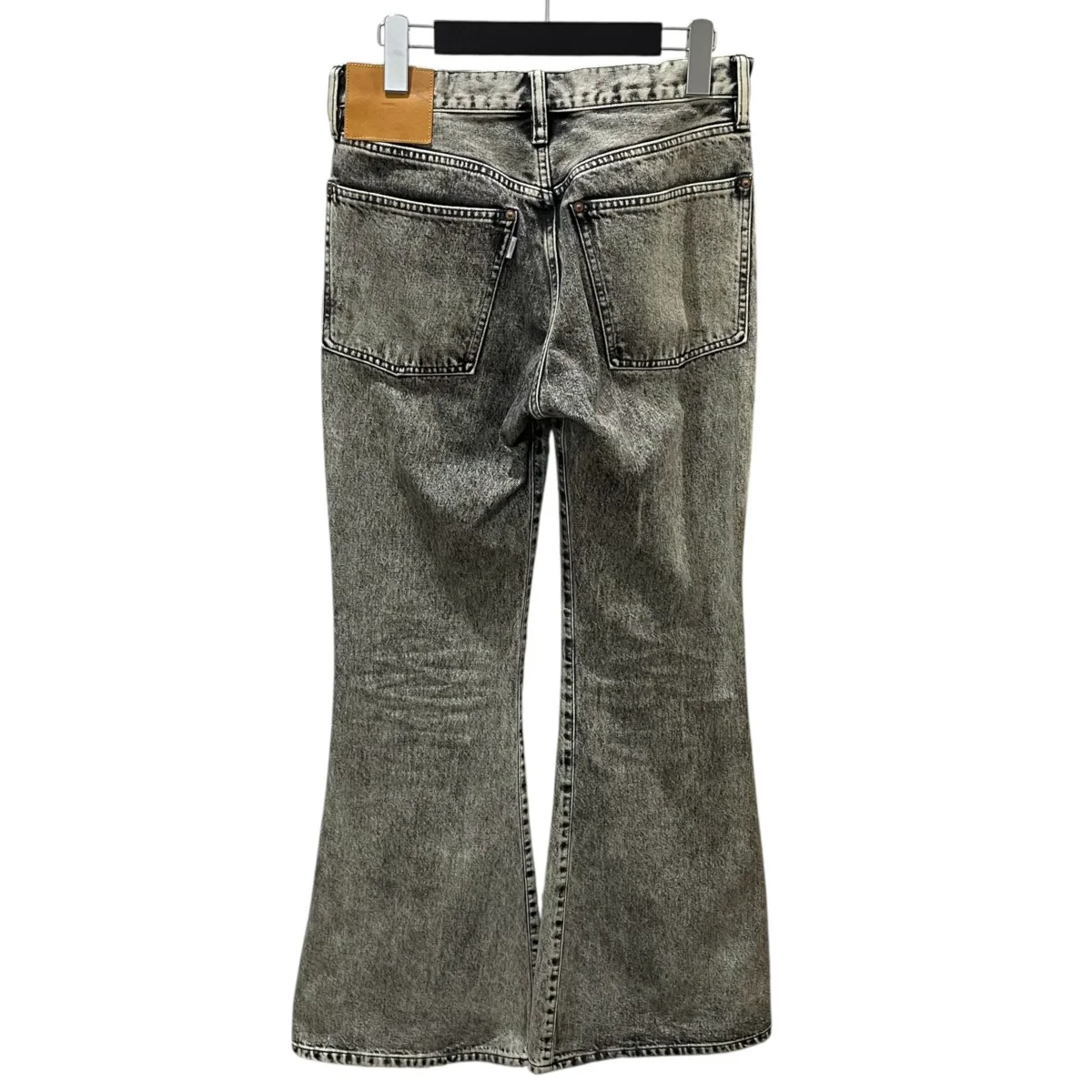24SS 加工フレアデニムパンツ ACID WASHED MODERN WESTERN FLARED TROUSERS 2441000421 - Image 2