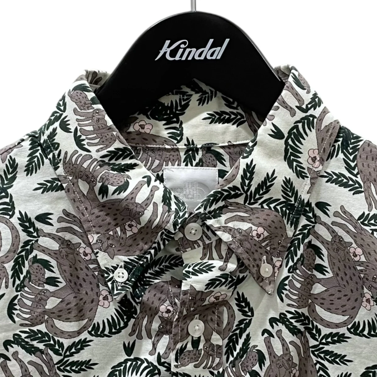 17SS ボタンダウン半袖シャツ S／S Iriomote Yamaneko Kariyushi Shirt ショートスリーブ イリオモテヤマネコ かりゆしシャツ NR22261M - Image 3