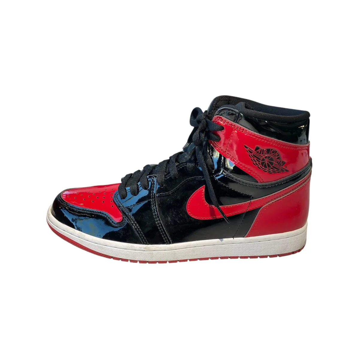 Air Jordan 1 High OG Patent Bredハイカットスニーカー555088-063 - Image 2