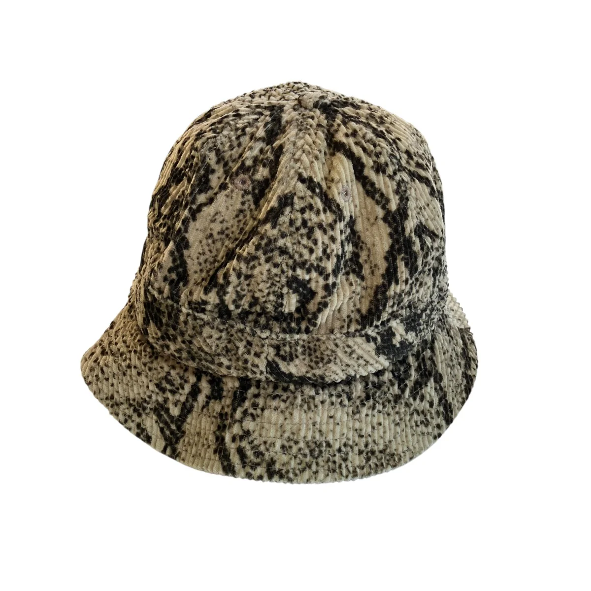 20AWSnakeskin Corduroy Bell Hat総柄ハット - Image 3