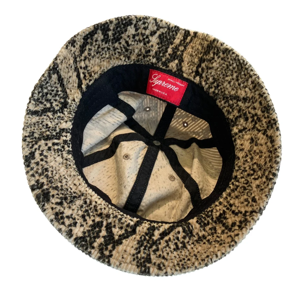 20AWSnakeskin Corduroy Bell Hat総柄ハット - Image 4
