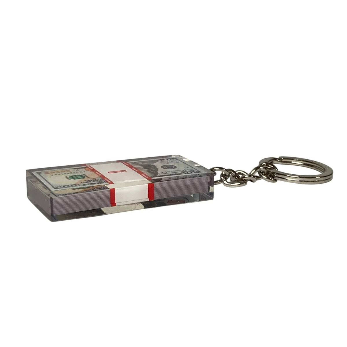 Cash Paperweight Keychainキャッシュ 紙幣 ロゴ キーチェーン - Image 3