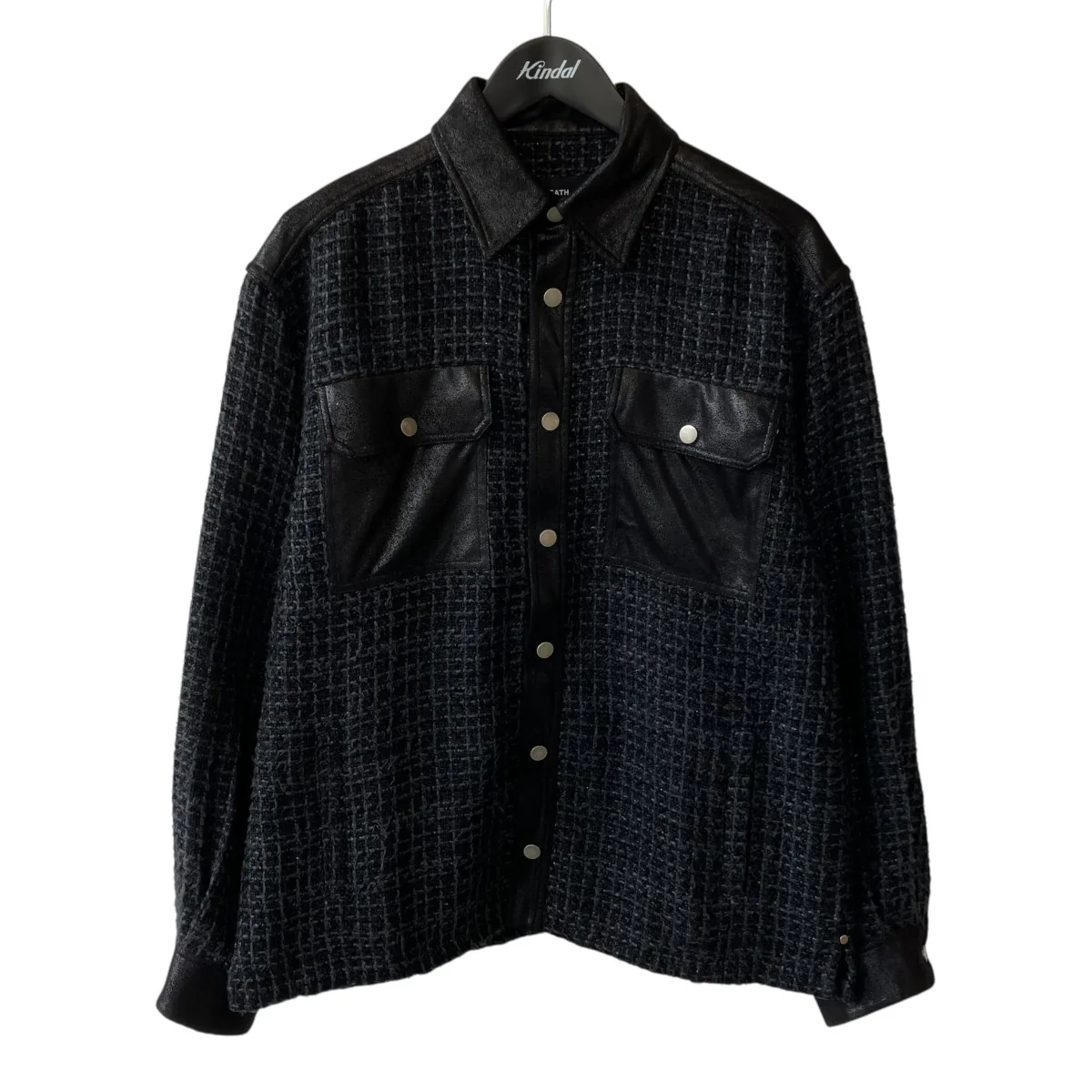 NEW RICH TWEED CHECK SHIRT   BLKシャツジャケットBR25AW-S2005