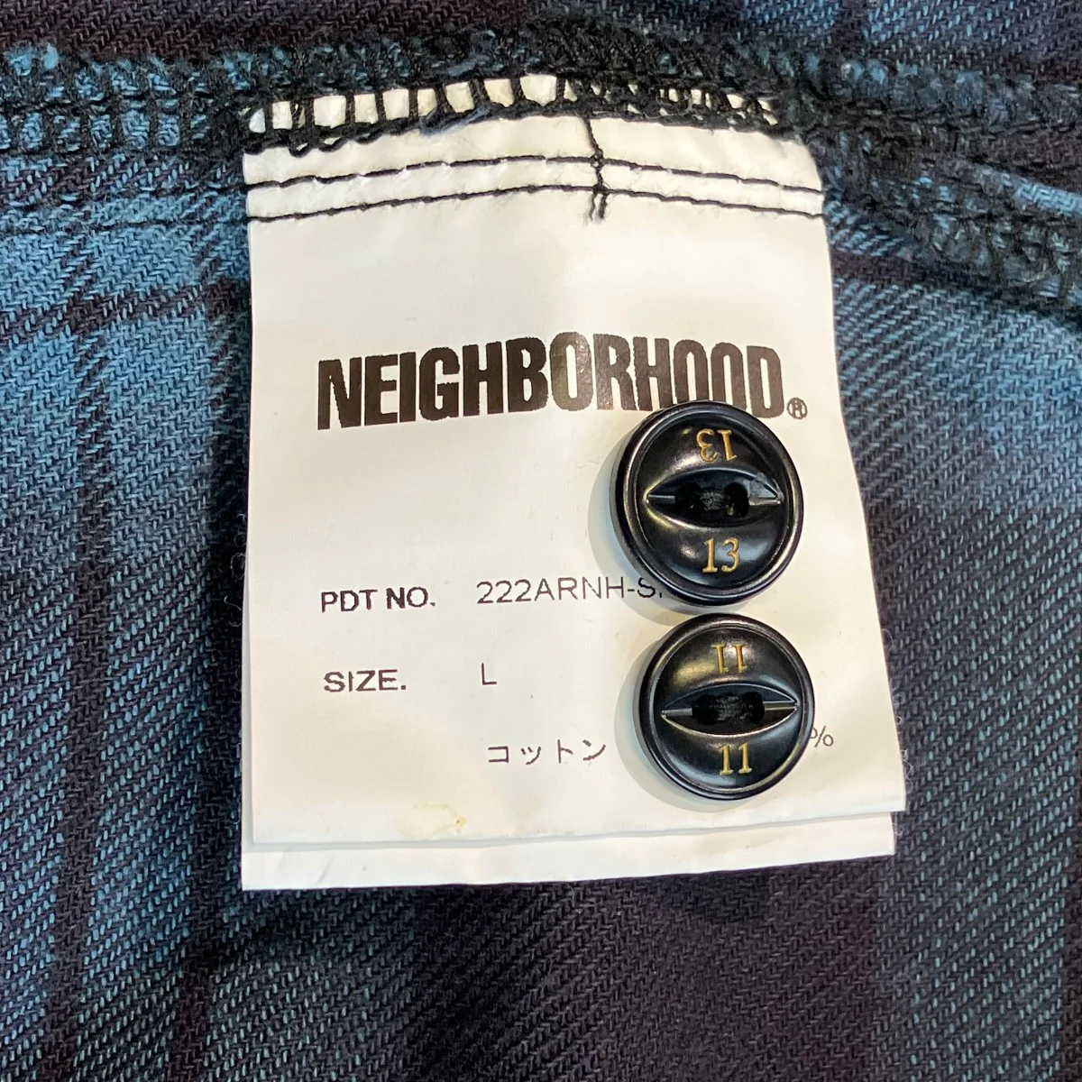 NEL CHECK SH LS ． CO長袖シャツ222ARNH-SHM01 - Image 5