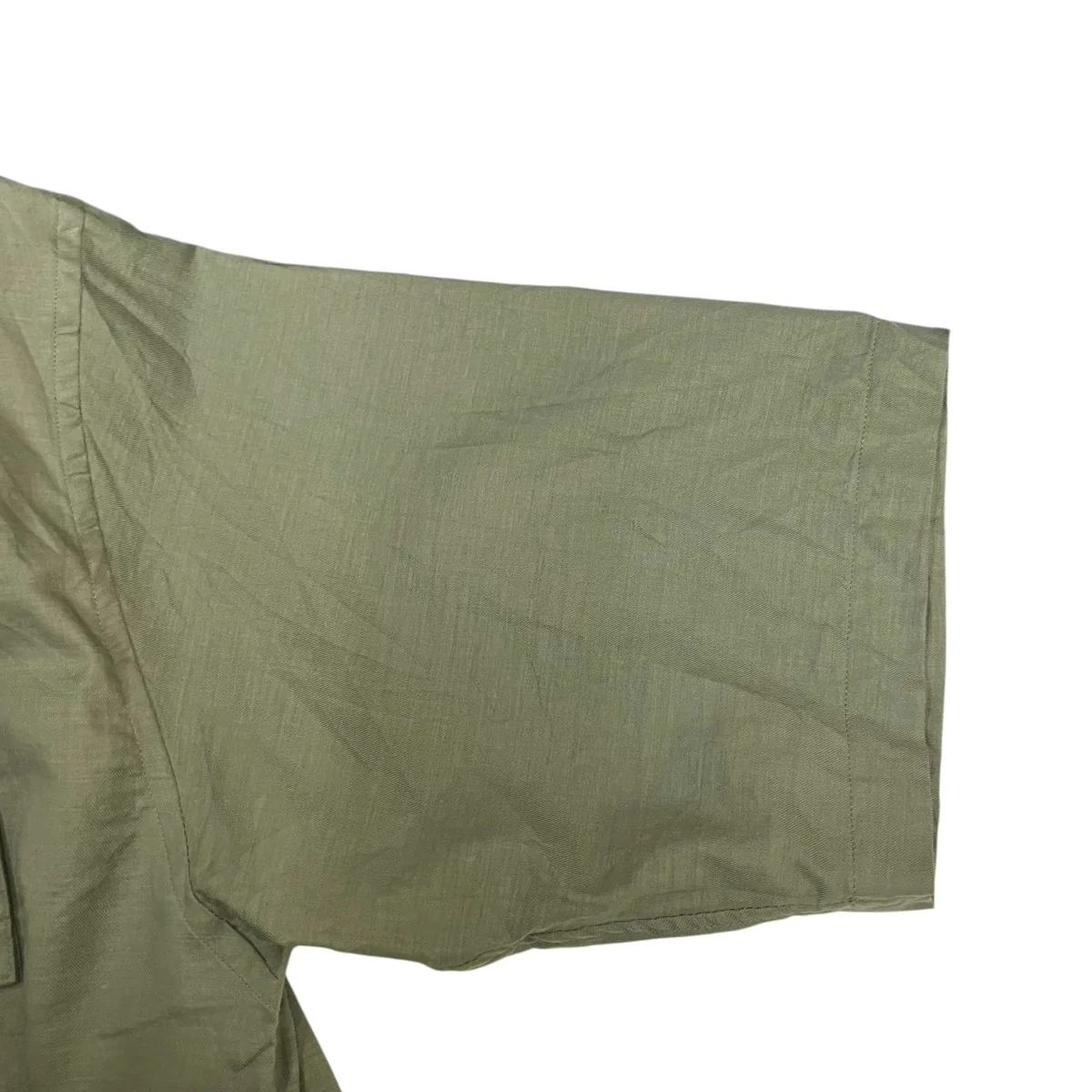 SILKY SOFT TWILL O C SHIRT半袖シャツULSH59-KA198 - Image 4
