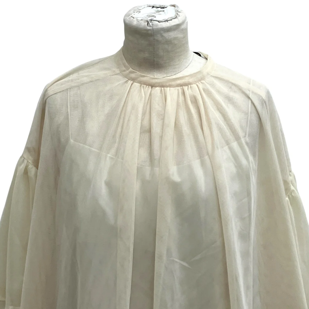 SHEER TULLE BALLOON SLEEVE TOPSパフスリーブカットソー14122-4092 - Image 3