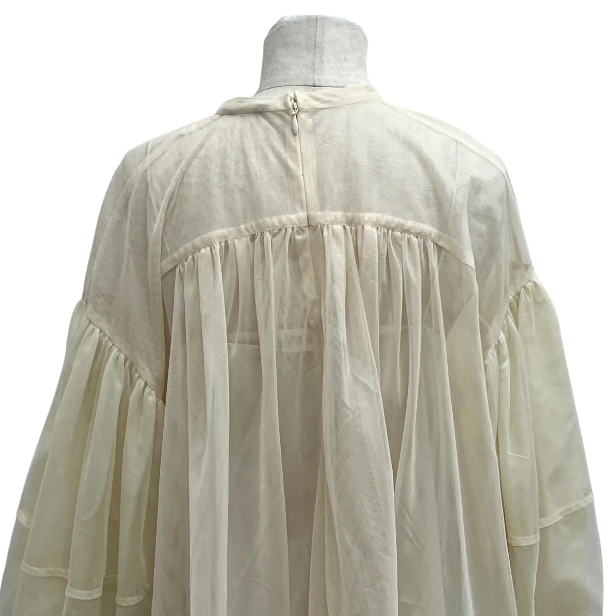 SHEER TULLE BALLOON SLEEVE TOPSパフスリーブカットソー14122-4092 - Image 5