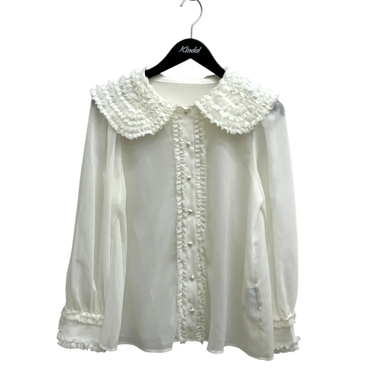 flower blouseシアーシャツK001