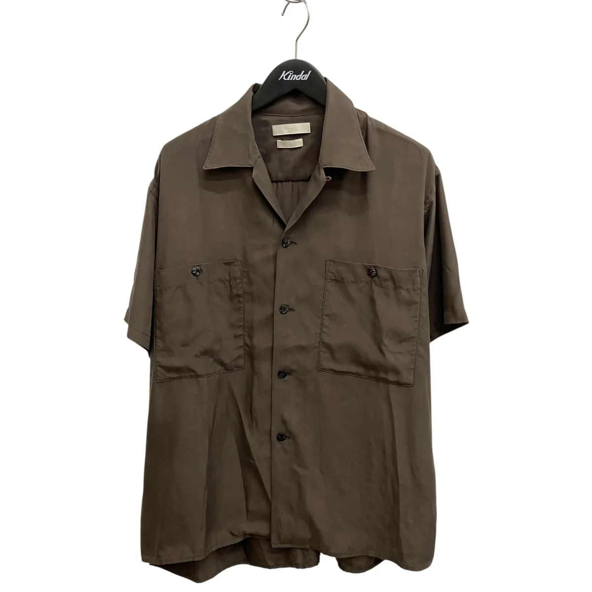 CUPRO OPEN COLLAR SHIRT半袖シャツYK25SS0941SH