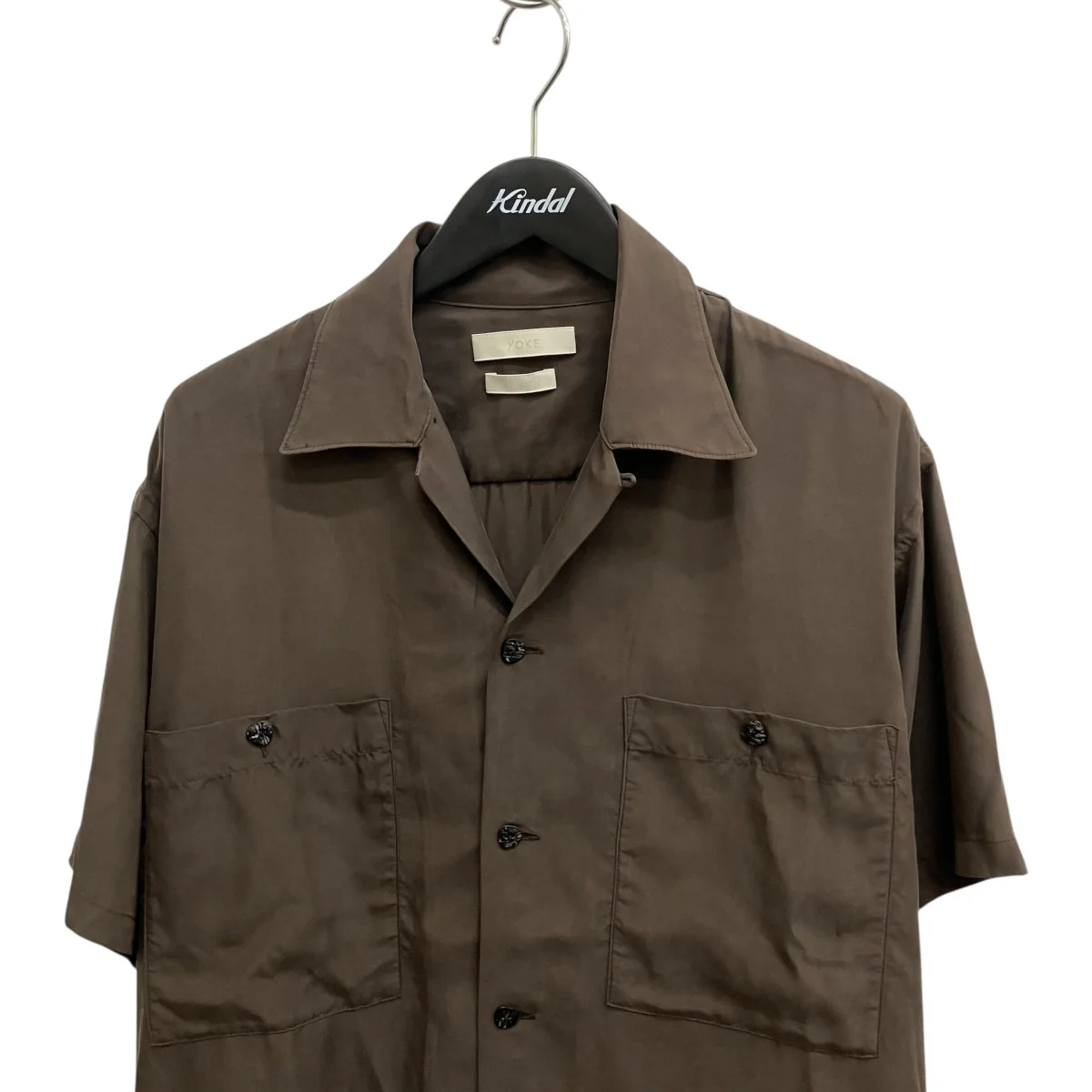 CUPRO OPEN COLLAR SHIRT半袖シャツYK25SS0941SH - Image 3