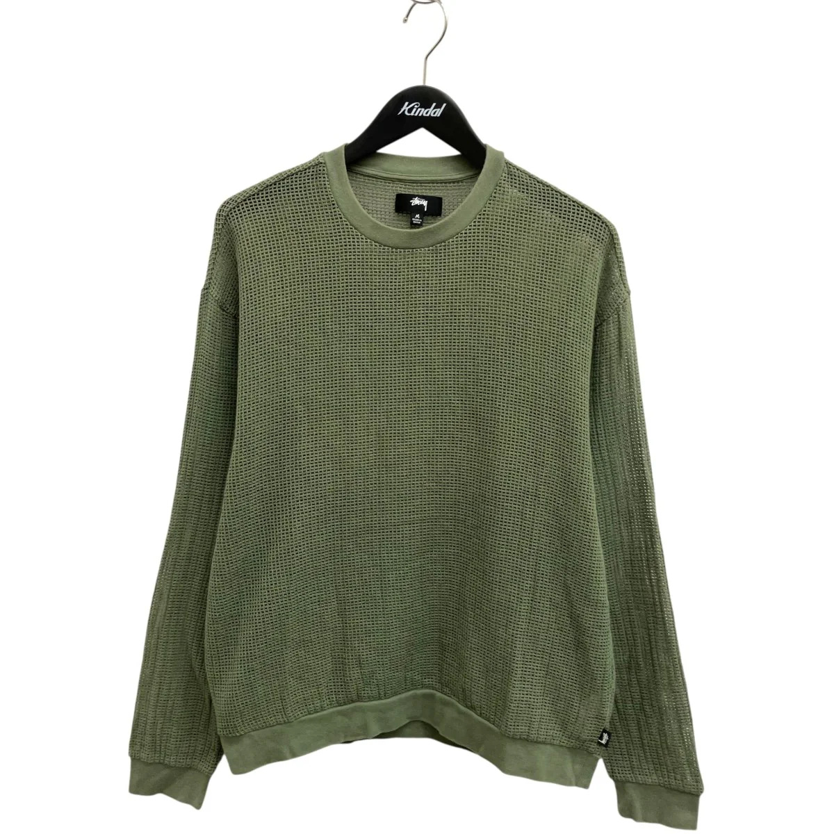 22SScotton mesh ls crewメッシュカットソー94974