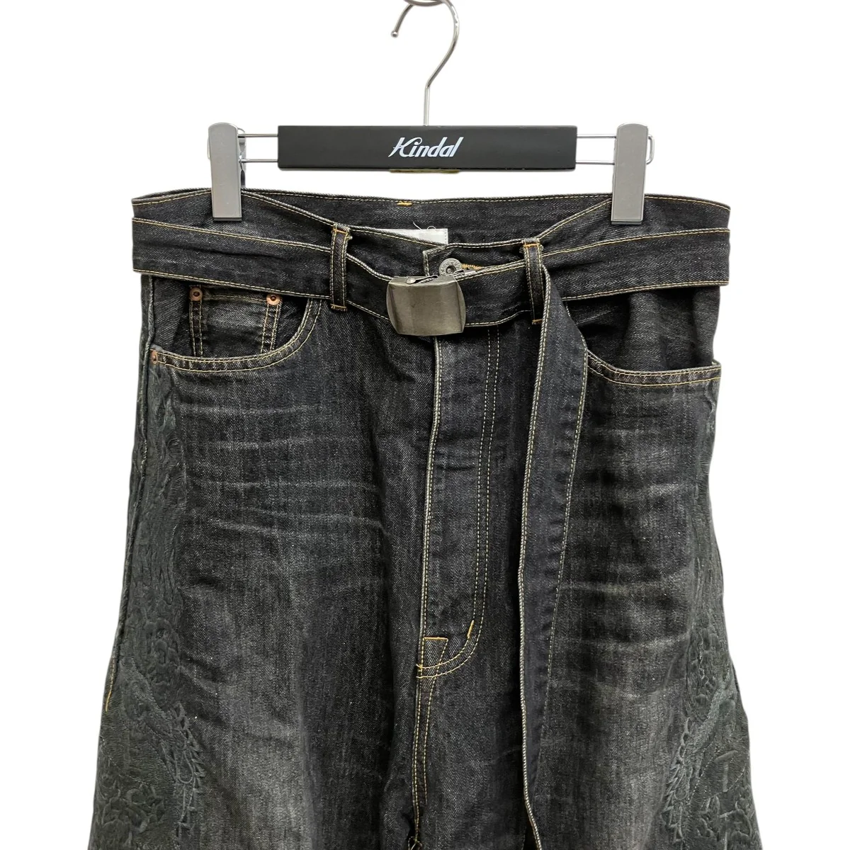 CHAOS EMBROIDERY HEMP DENIM PANTSデニムパンツ20SS13PT121 - Image 3