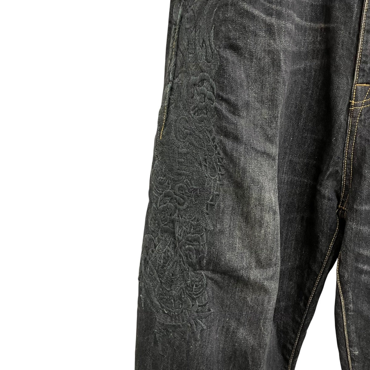 CHAOS EMBROIDERY HEMP DENIM PANTSデニムパンツ20SS13PT121 - Image 4