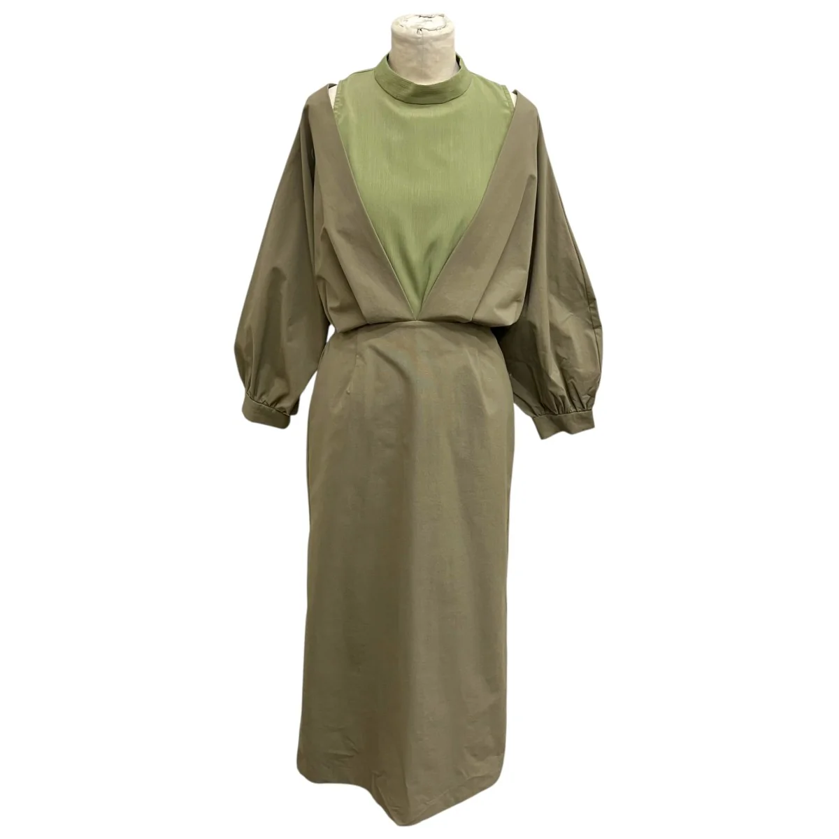 MEDI OFF SHOULDER PUFF SLEEVE DRESSワンピース02210540641