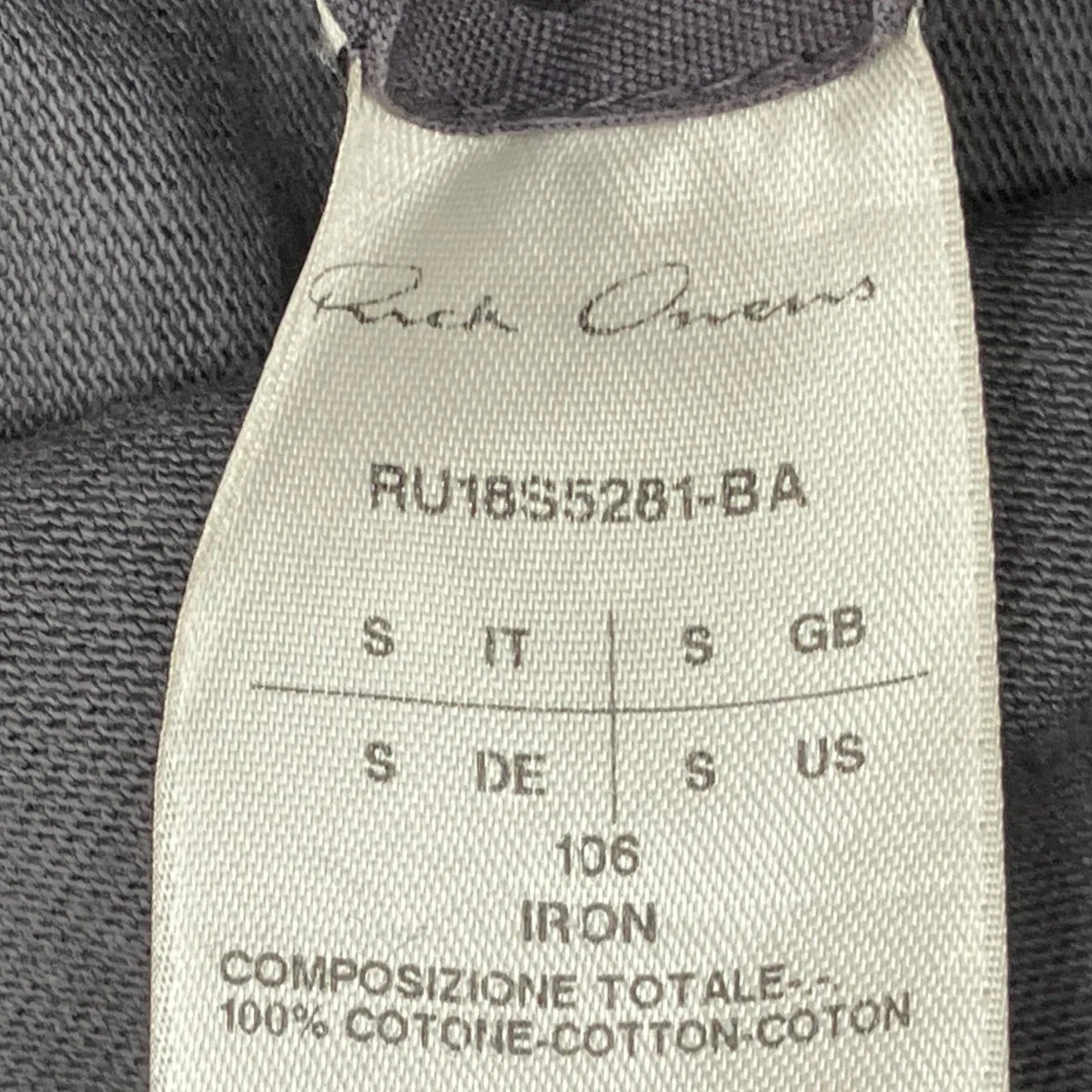BASEBALL SWEATERベースボールカットソーRU18S5281-BA - Image 8