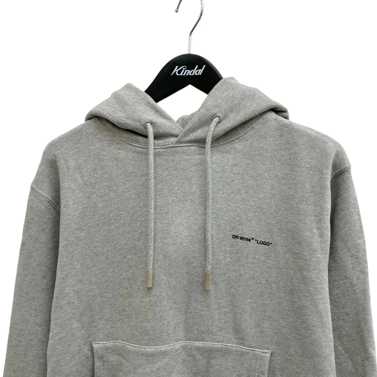BLACK LOGO HOODIEパーカーOMBB034S19D25022 - Image 3