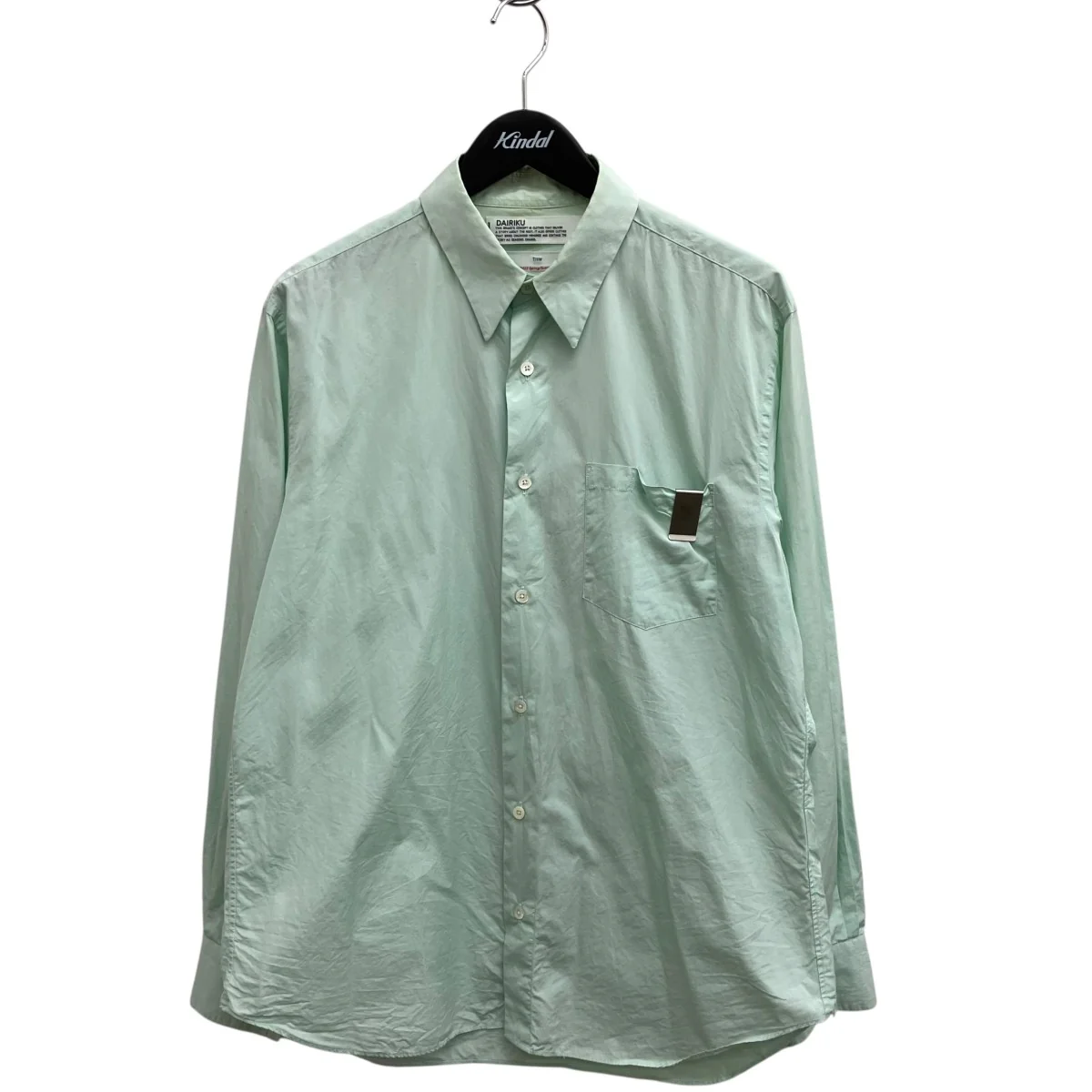 22SSL-S Dress Shirt with Money Clip長袖シャツ22SS S-8