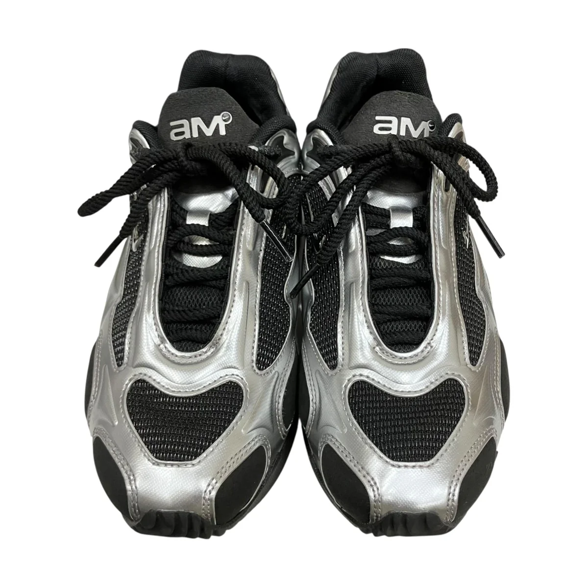 NIKE WMNS AIR MAX MUSE BLACK METALLIC SILVERスニーカーFV1920-001 - Image 2