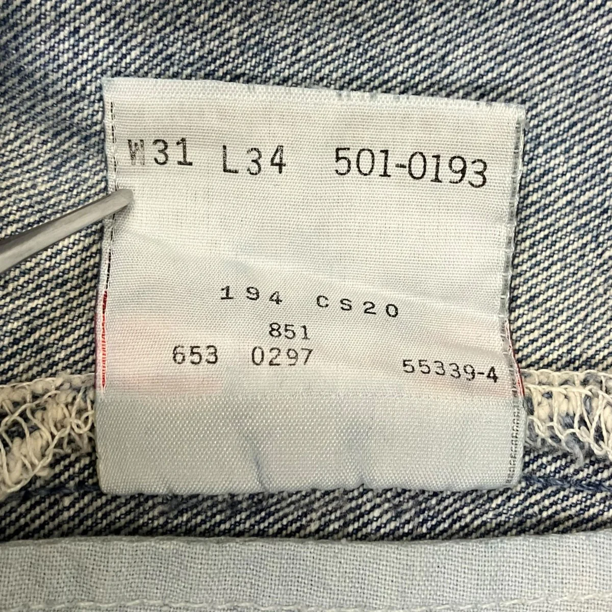 90sUSA製デニムパンツ501-0193 - Image 10
