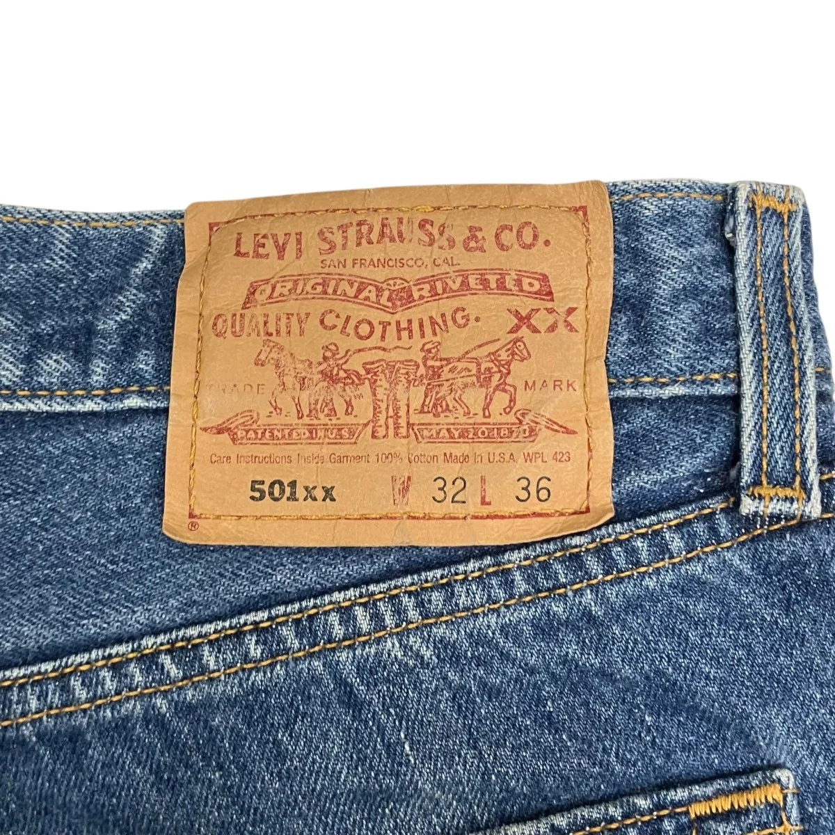 ボタン裏刻印524 501xxデニムパンツ501-0000 - Image 4