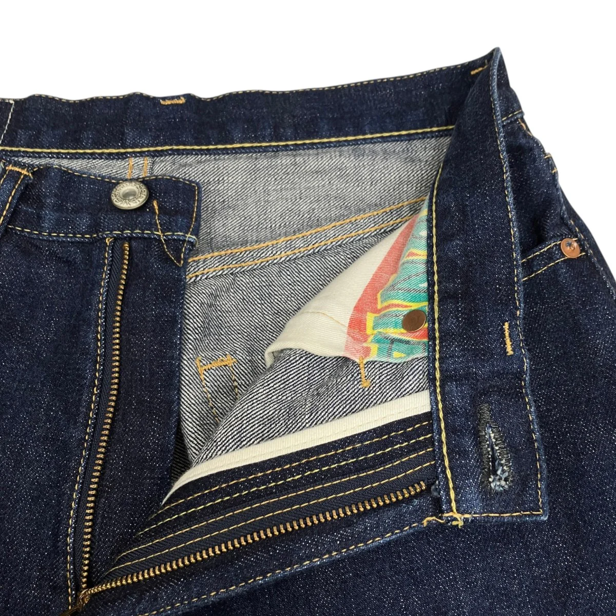 15．5oz DENIM WIDE 5POCKETデニムパンツS21SPT08 - Image 5