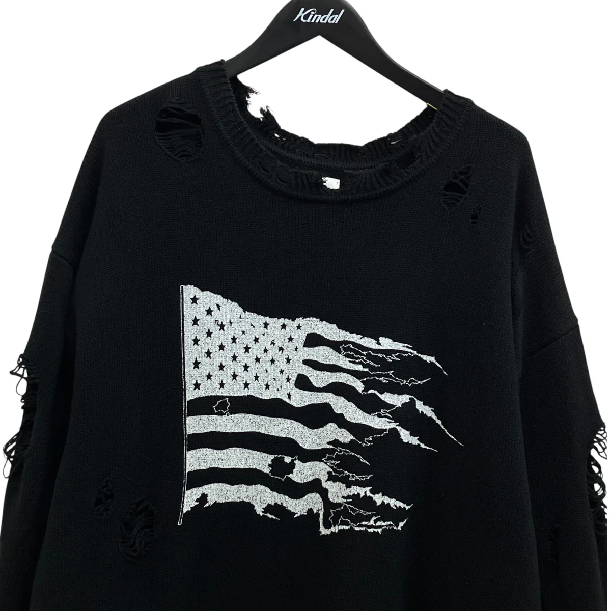 DESTROYED KNIT LSTダメージニットG11LT045 - Image 3