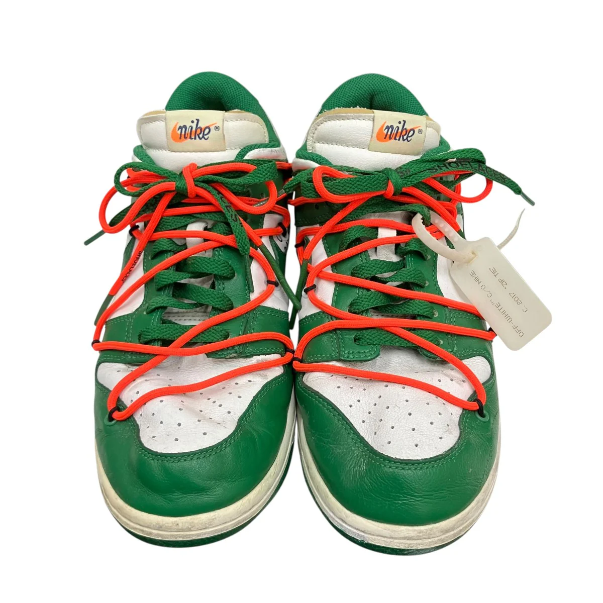 DUNK LOW LTHR OW ”White Pine-Green”スニーカーCT0856-100 - Image 2