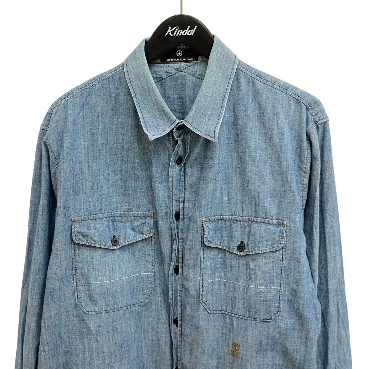 STONE ISLAND Denimus長袖デニムシャツ - Image 3