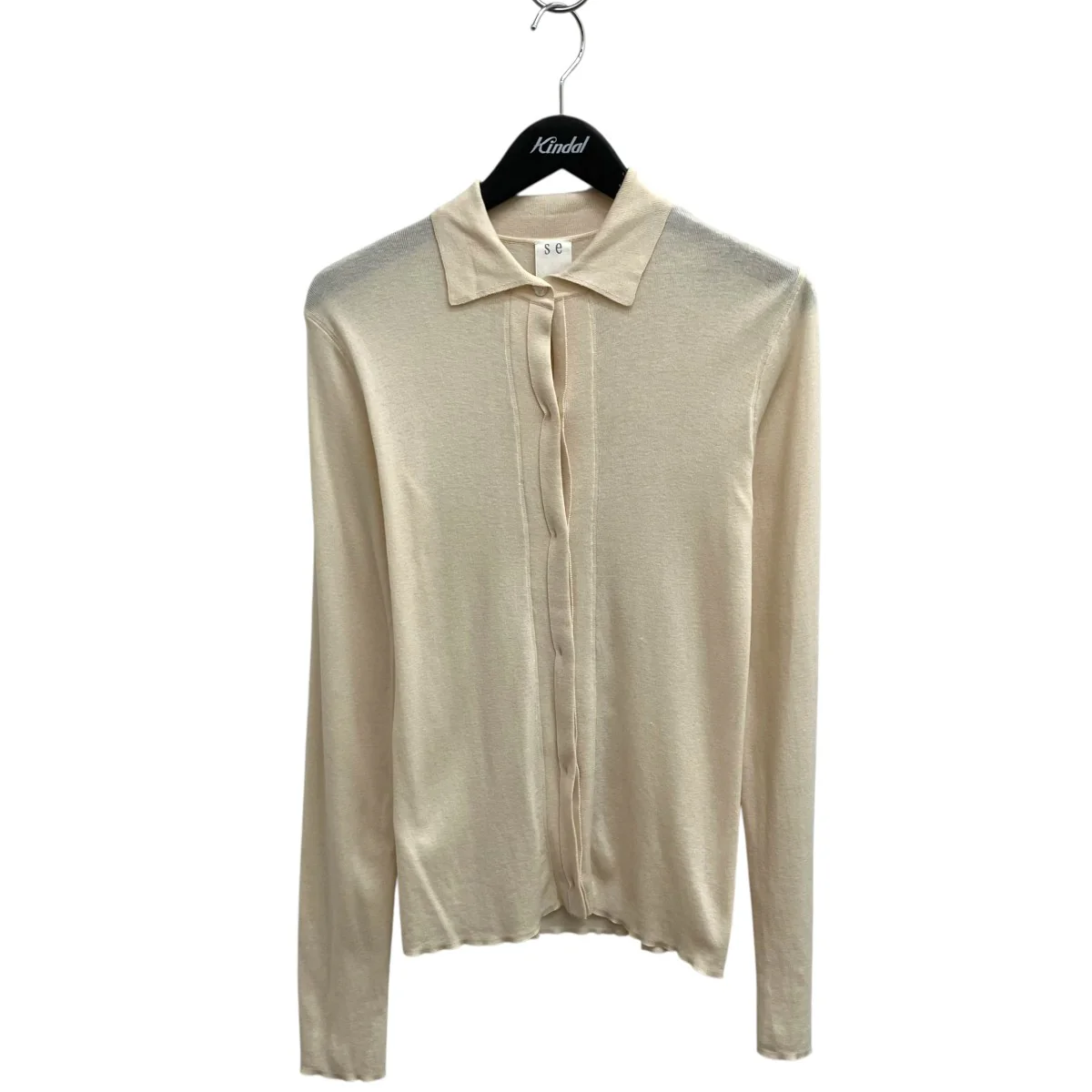 25AWHIGH GAUZE SILK SHIRTカーディガンLZ09291K25