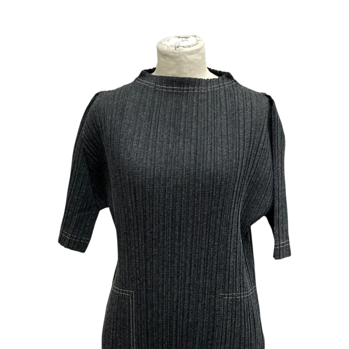 25AWCOTTON DENIM半袖ワンピースPP53JH244 - Image 3