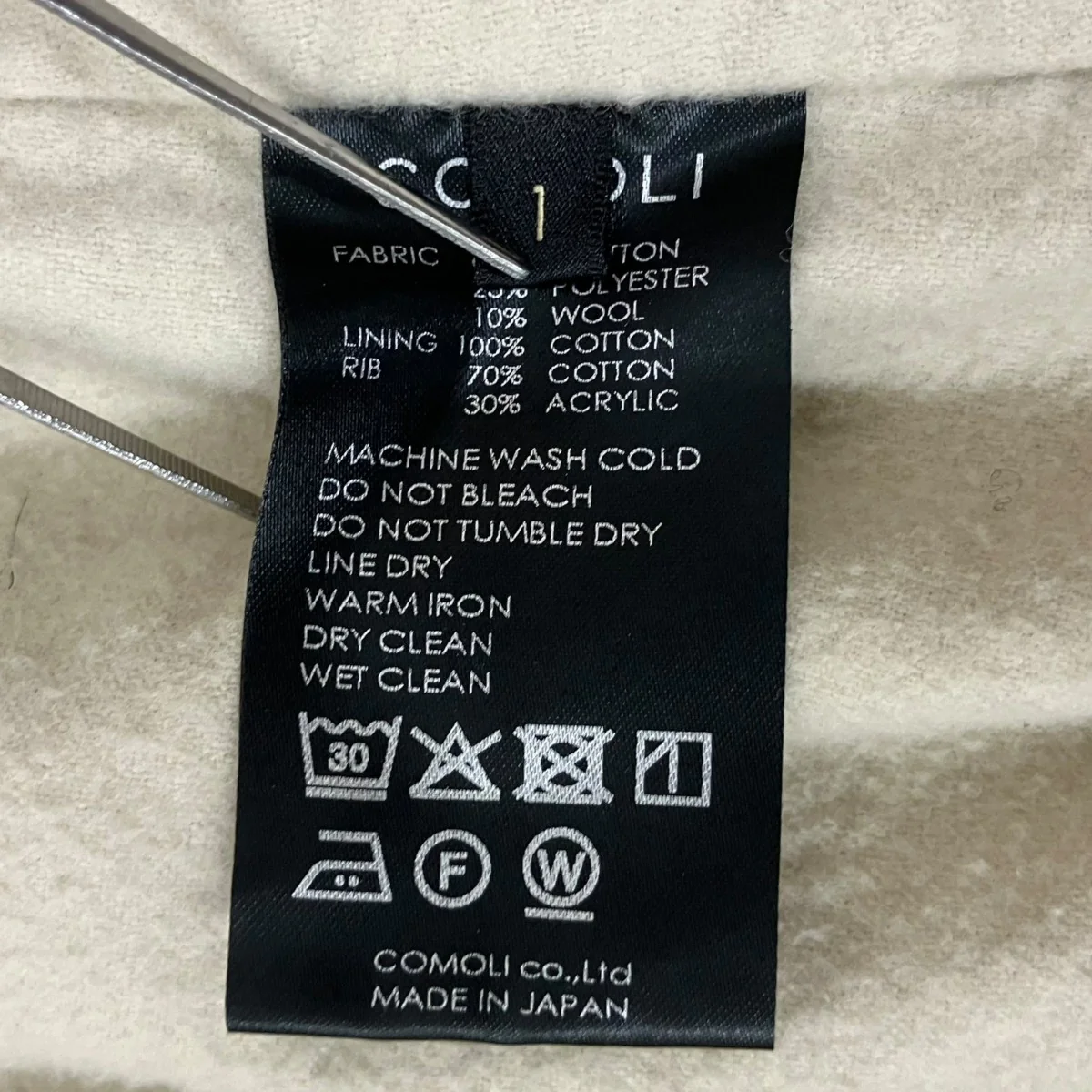26SS ポストワークツイル キャップショルダーブルゾン D01-01031 - Image 7