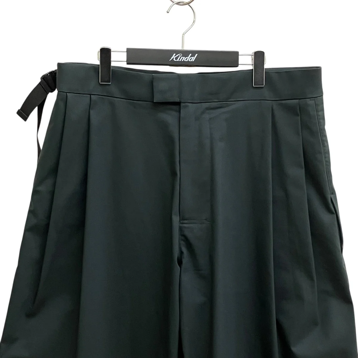 Micro Twill Pleated TrouserマイクロツイルプリーツドトラウザーP48-CH - Image 3