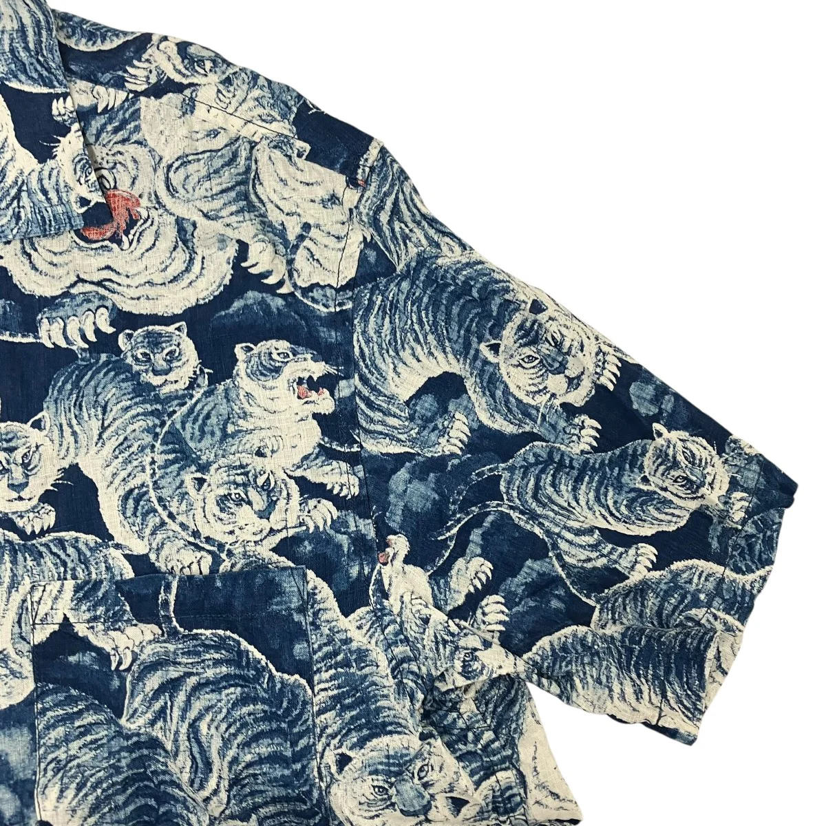 25SSINDIGO HUNDLED TIGER SHIRTSオープンカラーシャツGS2449926 - Image 5