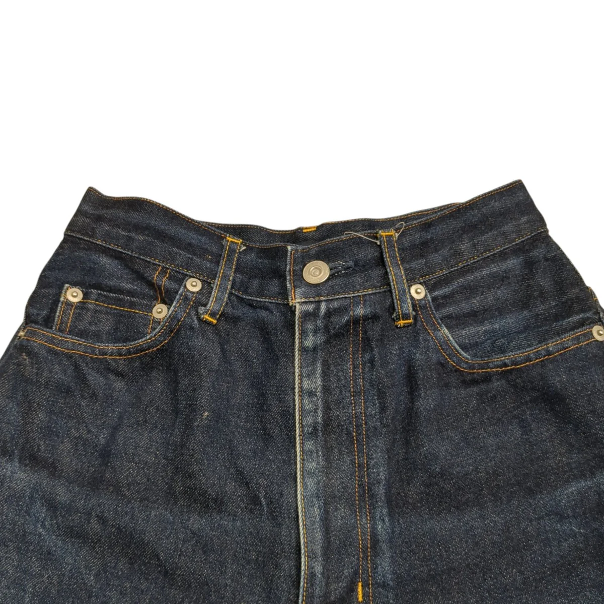 13．5oz DENIM HIGH WEST WIDEデニムパンツ168-1140002 - Image 3