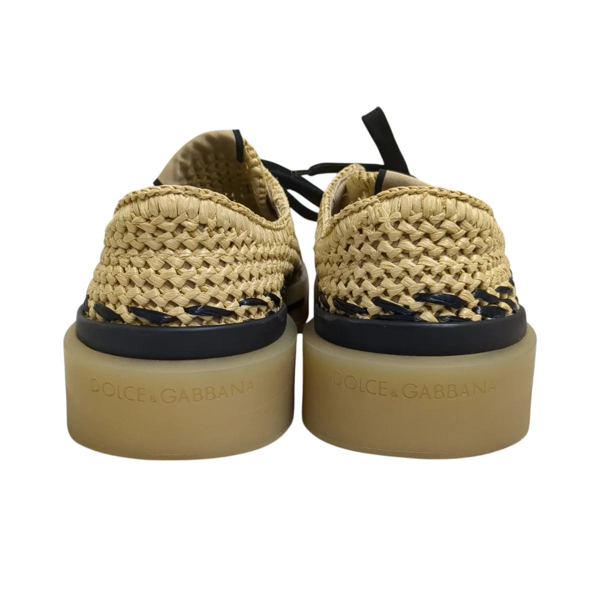Roma Macrame Raffia Low-Top SneakersスニーカーCS2271 AW194 - Image 3