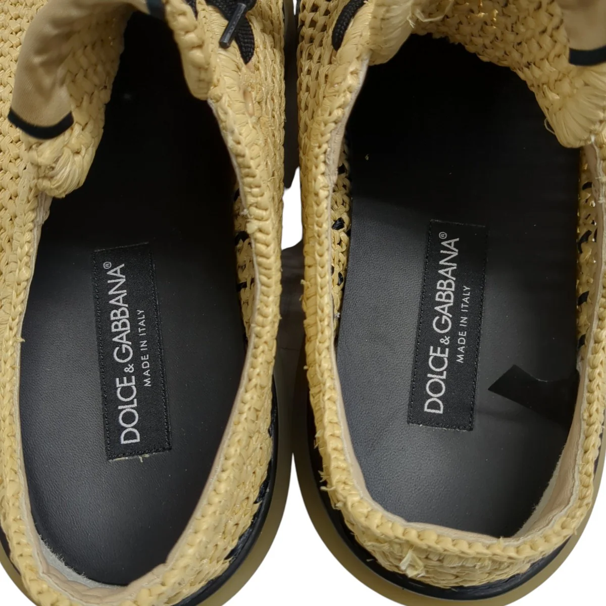 Roma Macrame Raffia Low-Top SneakersスニーカーCS2271 AW194 - Image 5