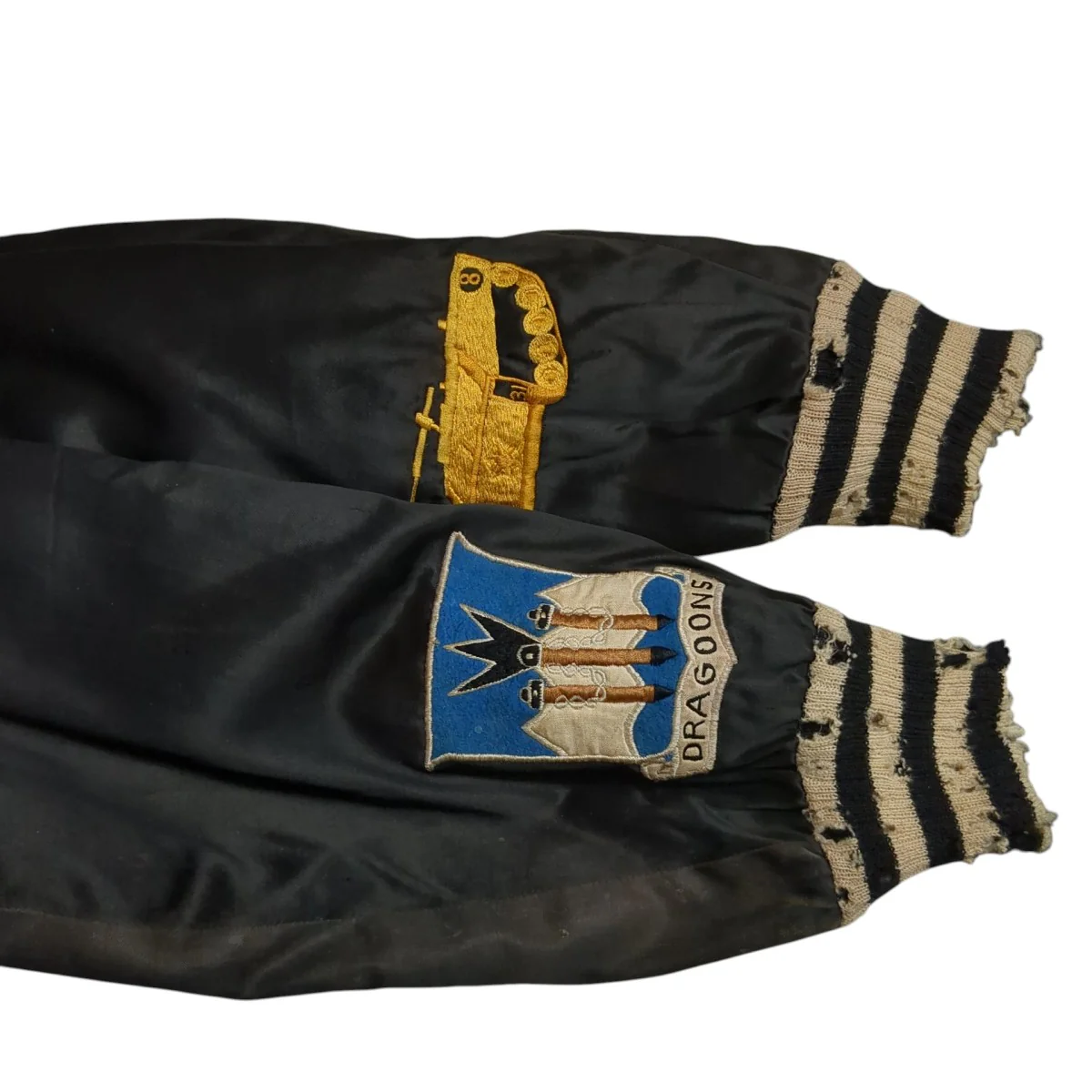 50s GERMANY スーベニア サテンスカジャン - Image 6